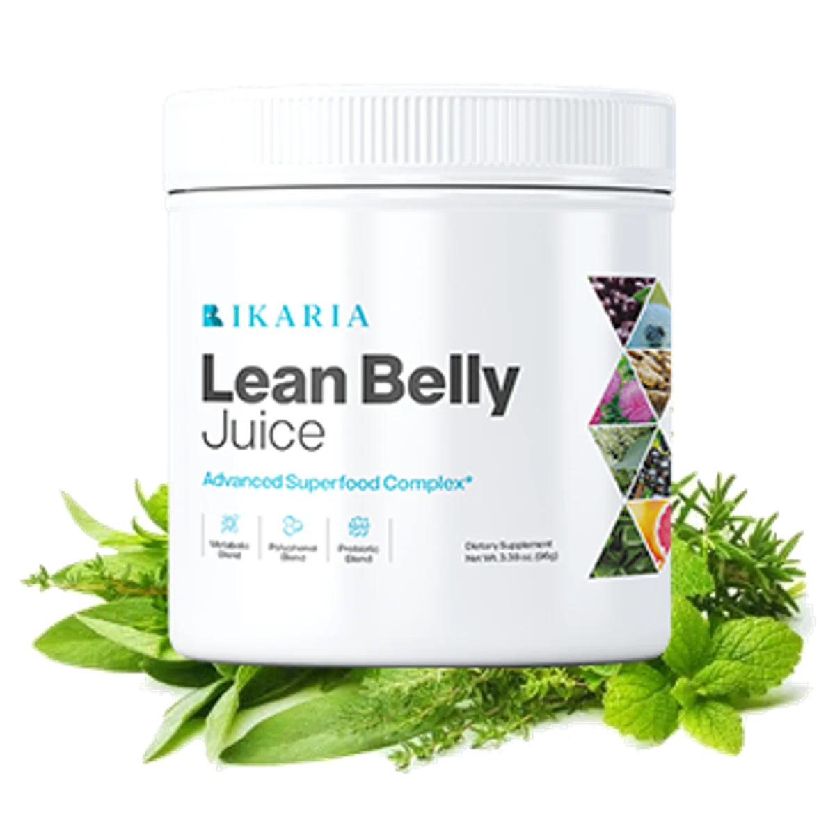 Ikaria Lean Belly Juice Weight Management Support — Front Label